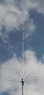 Antenna radio CB da tetto con 16 radiali